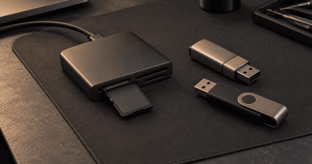 USB-nøgler, SD-kort og flashmedier: gendannelse og begrænsninger