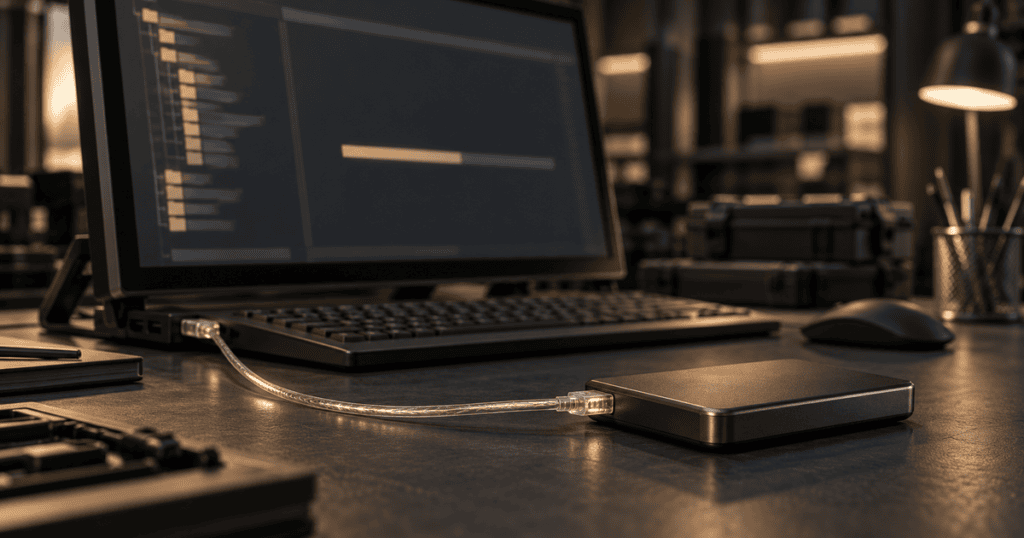 E01-image: montering og verifikation