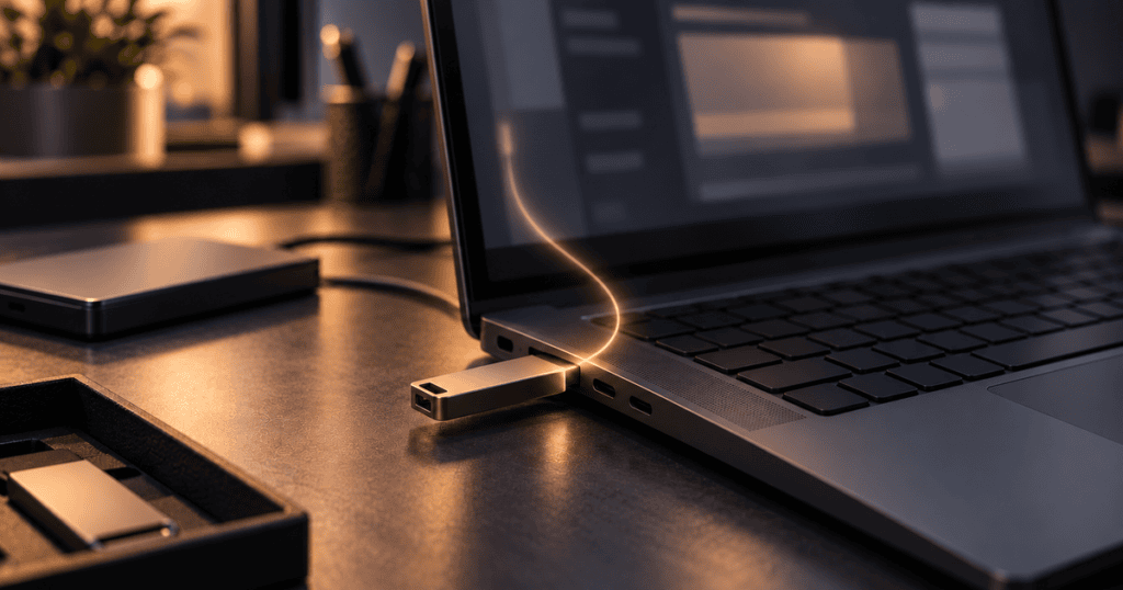 USB-tidslinjen i Windows: første og sidste tilslutning, serienummer og drevbogstav